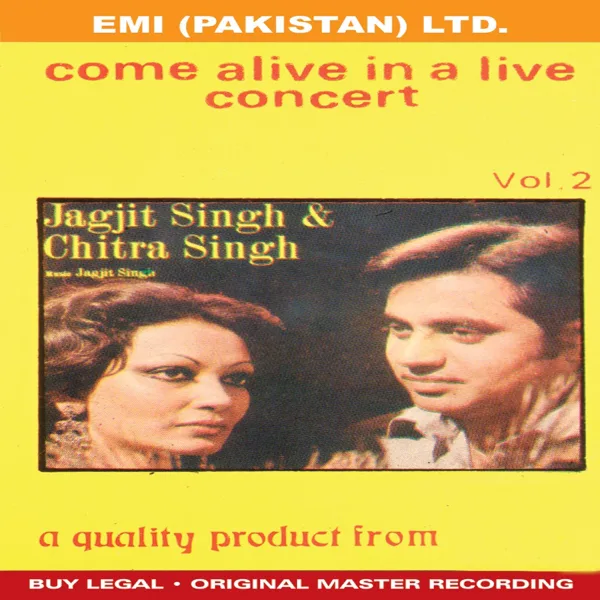 Ishq Mein Ghairat / Yaar Ko Maine (Live) — Jagjit Singh & Chitra Singh